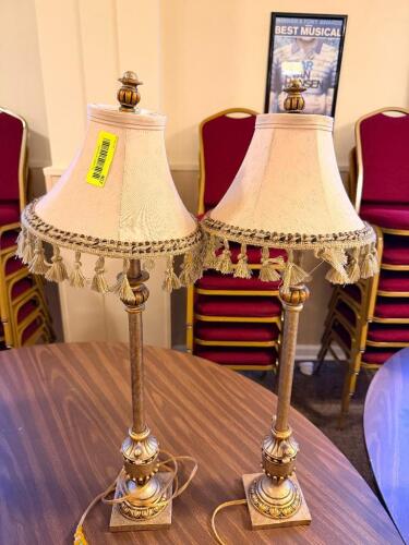 (2) DESK LAMPS