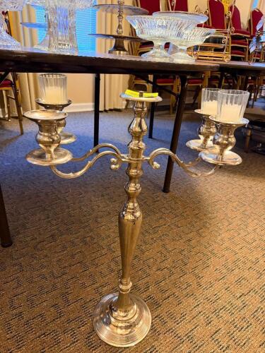 30" STAINLESS CANDLE OBRA