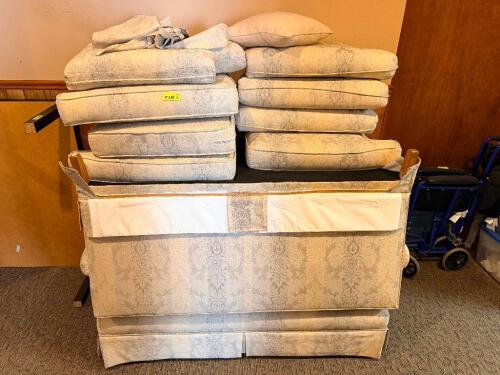 (2) PIECE UPHOLSTERED SOFA SET