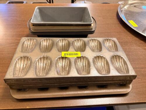 (1) LOT OF ASSORTED BAKING PANS.