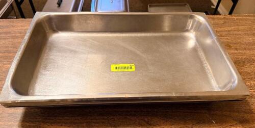 (4) FULL SIZE STAINLESS INSERTS