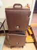 (2) CAMBRO STACKING CATERING BOXES. ( BROWN ) - 2