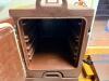 (2) CAMBRO STACKING CATERING BOXES. ( BROWN ) - 3