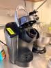 KEURIG SINGLE SERVING COFFEE MAKER.