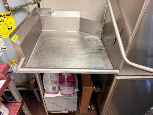 24" X 30" LEFT SIDE STAINLESS CLEAN TABLE.
