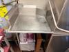 24" X 30" LEFT SIDE STAINLESS CLEAN TABLE.