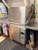 HOBART AM15 SINGLE RACK DISH MACHINE. - 2