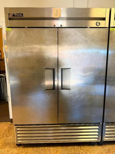 TRUE TWO DOOR REACH IN REFRIGERATOR.
