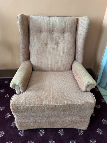 (2) UPHOLSTER ARMCHAIRS