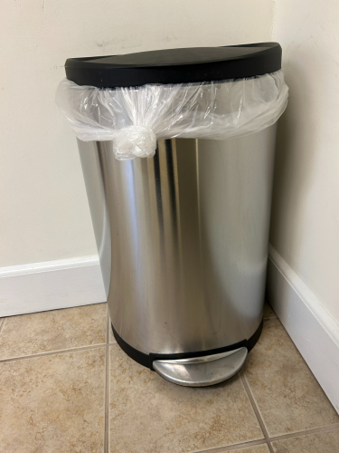 (2) TRASH CANS