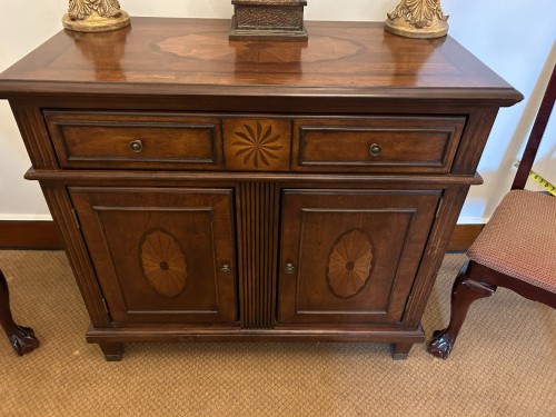 WOODEN CONSOLE TABLE
