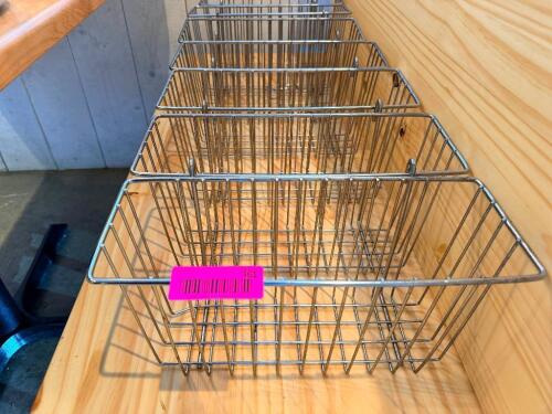 (6) WIRE SHELVING BASKET ATTACHMENTS