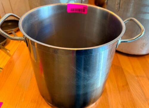 20 QT STAINLESS STOCK POT