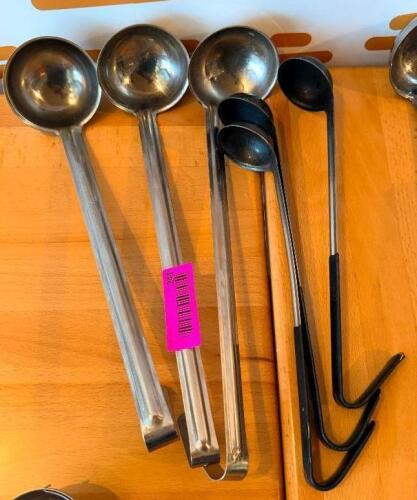 (1) LOT OF STAINLESS LADLES
