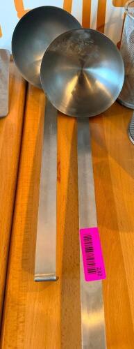 (2) STAINLESS LADLES