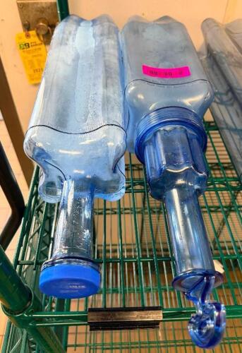(2) PLASTIC FREEZABLE COOLER JUGS