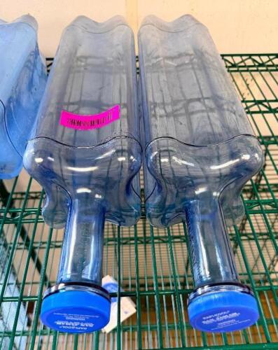 (2) PLASTIC FREEZABLE COOLER JUGS
