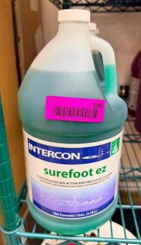 (3) GALLONS OF INTERCON SUREFOOT EZ FLOOR CLEANER