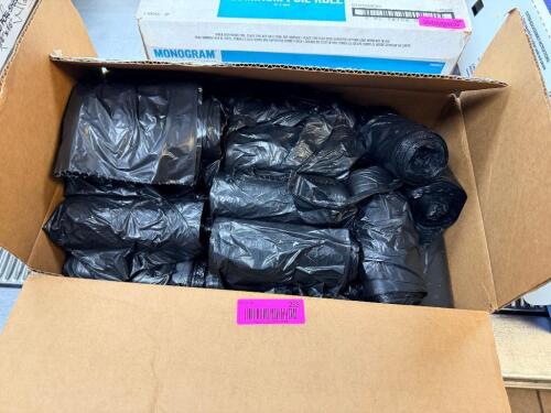(1) CASE OF RIGHT CHOICE 24" X 32" CAN LINERS.