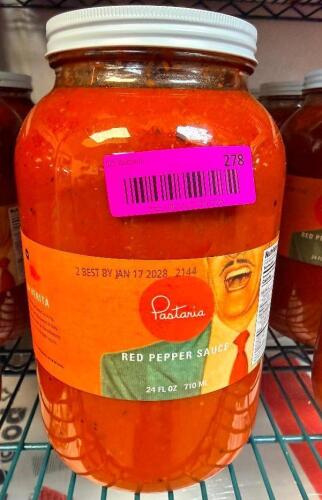 (3) LARGE JARS OF PASTARIA RED PEPPER SAUCE