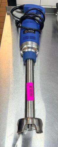 TARTLE KITCHEN COMMERCIAL IMMERSION BLENDER / HAND MIXER WITH STAINLESS STEEL SHAFT.