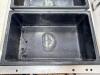 VOLLRATH SERVEWELL ELECTRIC STEAM TABLE WITH FIVE WELL PAN CONFIGURATION AND STAINLESS STEEL CONSTRUCTION. UNIT FEATURES INDIVIDUAL HEAT CONTROLS FOR EACH WELL AND OPEN BASE STORAGE SHELF. - 3