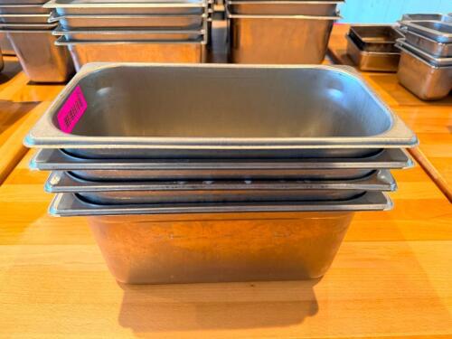 (4) 1/3 SIZE STAINLESS INSERTS.