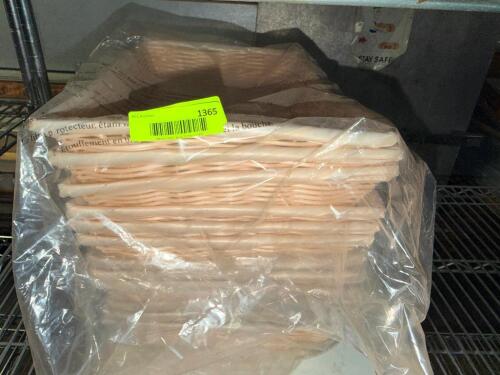 (6) 12" WICKER BASKETS