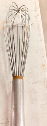 LARGE STAINLESS WHISK W/ LONG HANDLE