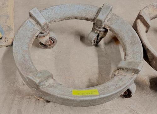 (3) HEAVY DUTY BOWL DOLLYS