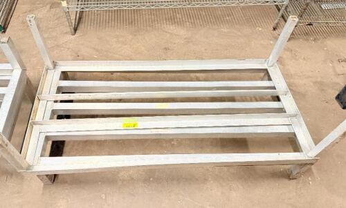 (2) 48" ALUMINUM DUNNAGE RACK