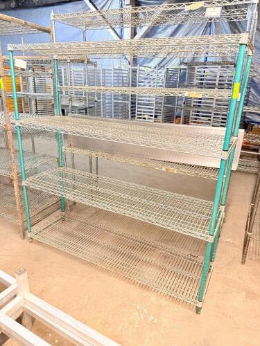 60" X 18" FOUR TIER WIRE
