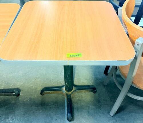 24" X 24" COMPOSITE TABLE W/ BASE,