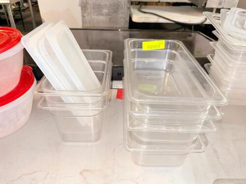 (1) LOT OF ASSORTED PLASTIC INSERTS.