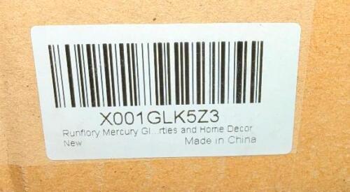 (1) BOX OF GLASS LIGHT SHADES