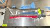 BUDWEISER BRANDED CHROME DRAFT BEER TOWER WITH DUAL LINE CONNECTIONS, INTEGRATED DIGITAL TEMPERATURE DISPLAY, AND TOP MOUNT TAP FAUCET - 3