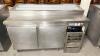KAIRAK TWO DOOR OPEN TOP REFRIGERATED PIZZA PREP TABLE. - 2