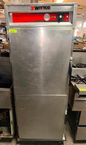 WITTCO SPLIT DOOR HEATED HOLDING CABINET.