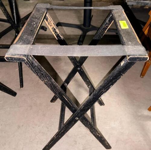 (4) FOLDING TRAY STANDS