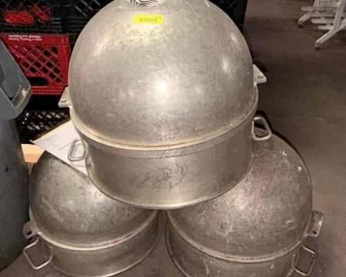 (3) 60 QT MIXING BOWLS