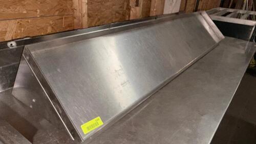 60" X 12" STAINLESS WALL SHELF
