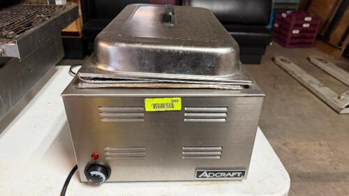 SINGLE WELL COUNTER TOP WARMER.
