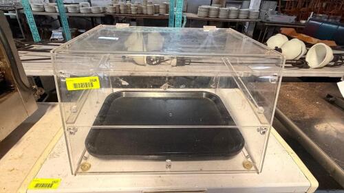 COUNTER TOP PLEXI GLASS COOKIE DISPLAY