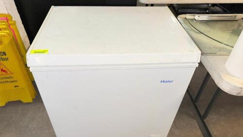 HAIER HCM050EC 5 CU FT CHEST FREEZER.