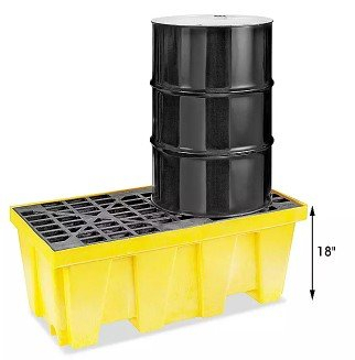 (1) SPILL CONTAINMENT PALLET