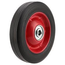 (4) SOLID RUBBER WHEEL