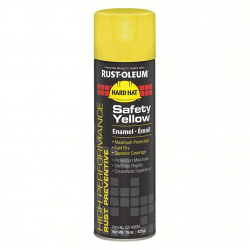 (4) SAFETY YELLOW SPRAY PAINT