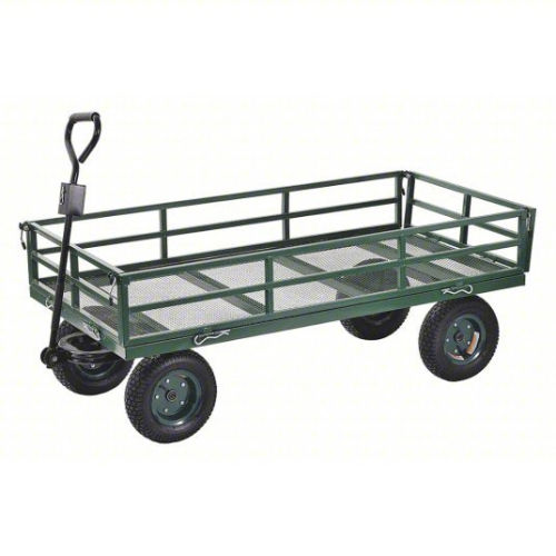 (1) WAGON TRUCK WITH FLOW-THROUGH METAL DECK