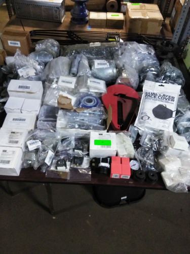 (1) TABLE OF MISC ITEMS