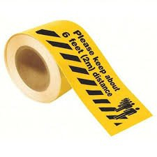 (8) ROLLS OF FLOOR MARKING TAPE